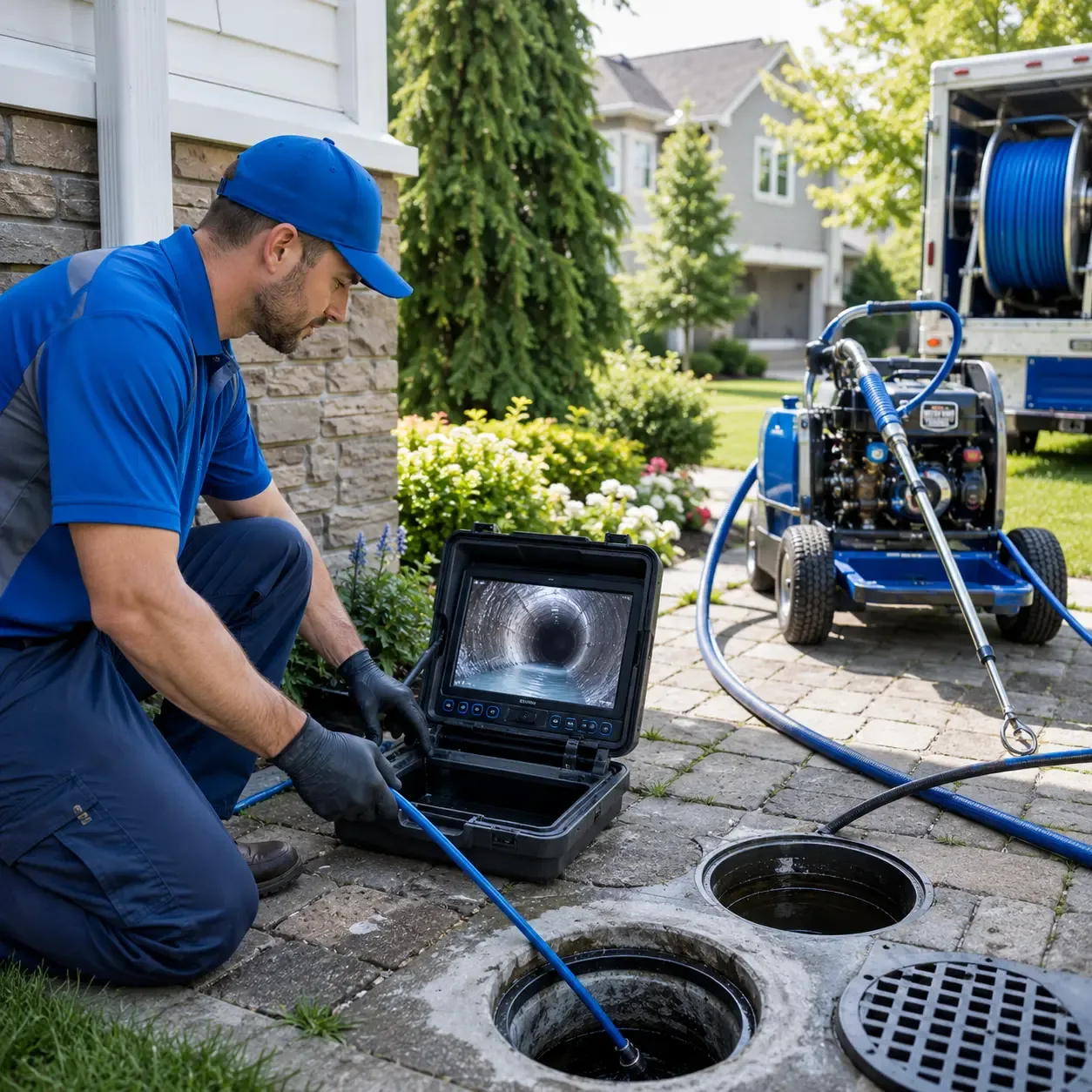 Outdoor drain cleaning professionals serving Chester, NH