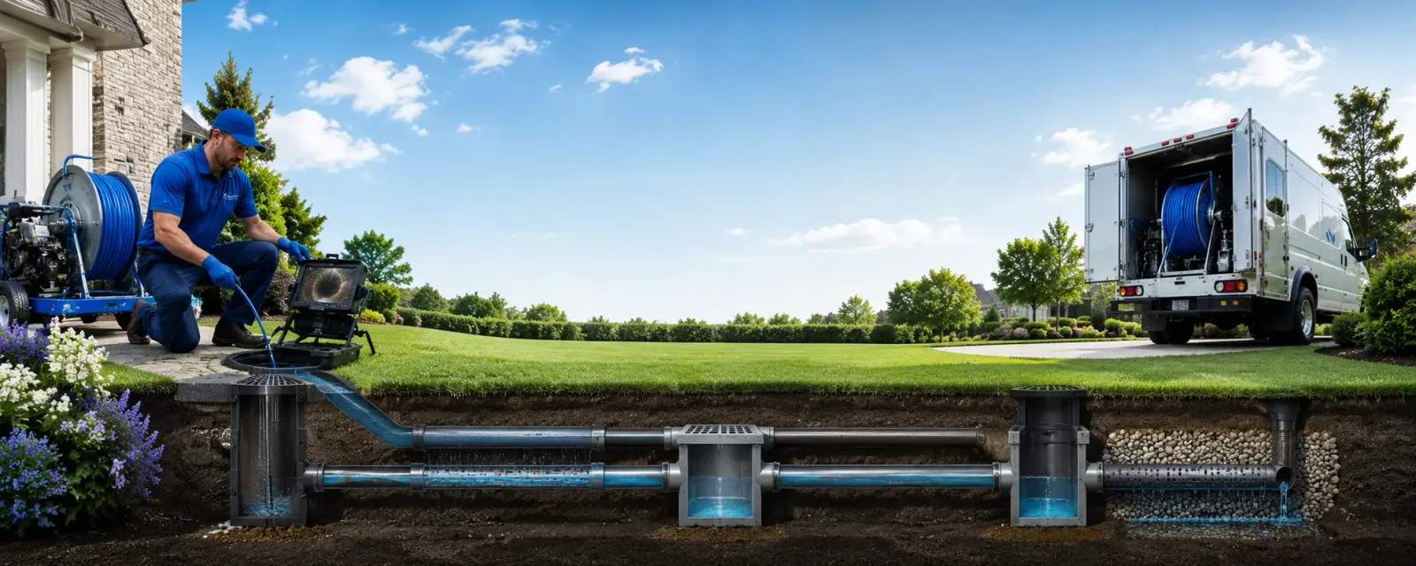 Outdoor drain cleaning information for Chester, NH